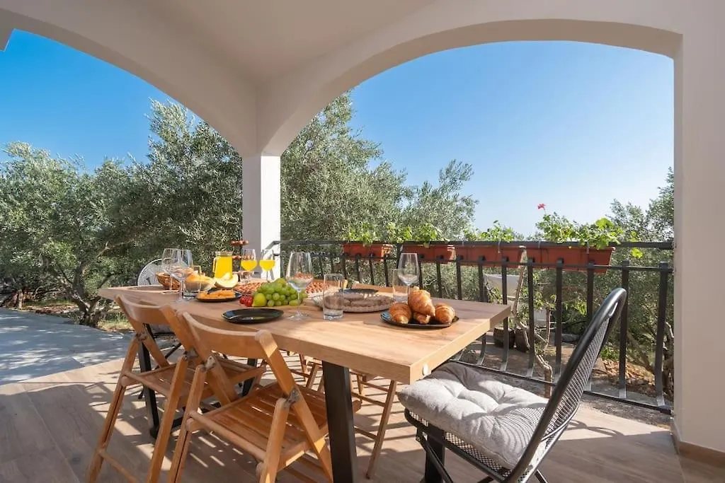 New! Beautiful Stone Villa In Eco Olive Grove Posedarje