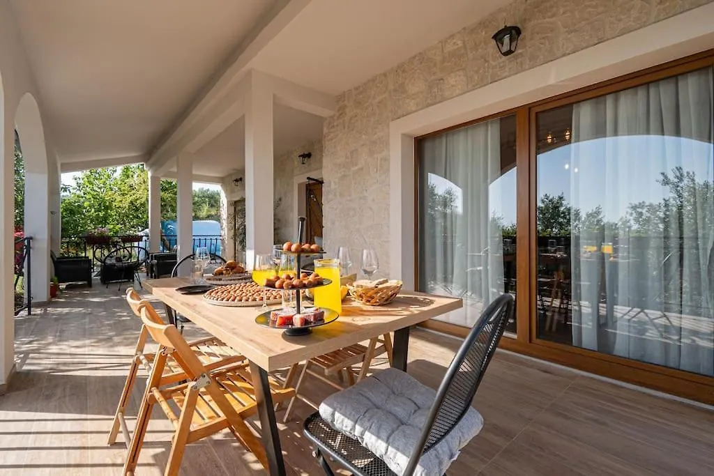 New! Beautiful Stone Villa In Eco Olive Grove Posedarje