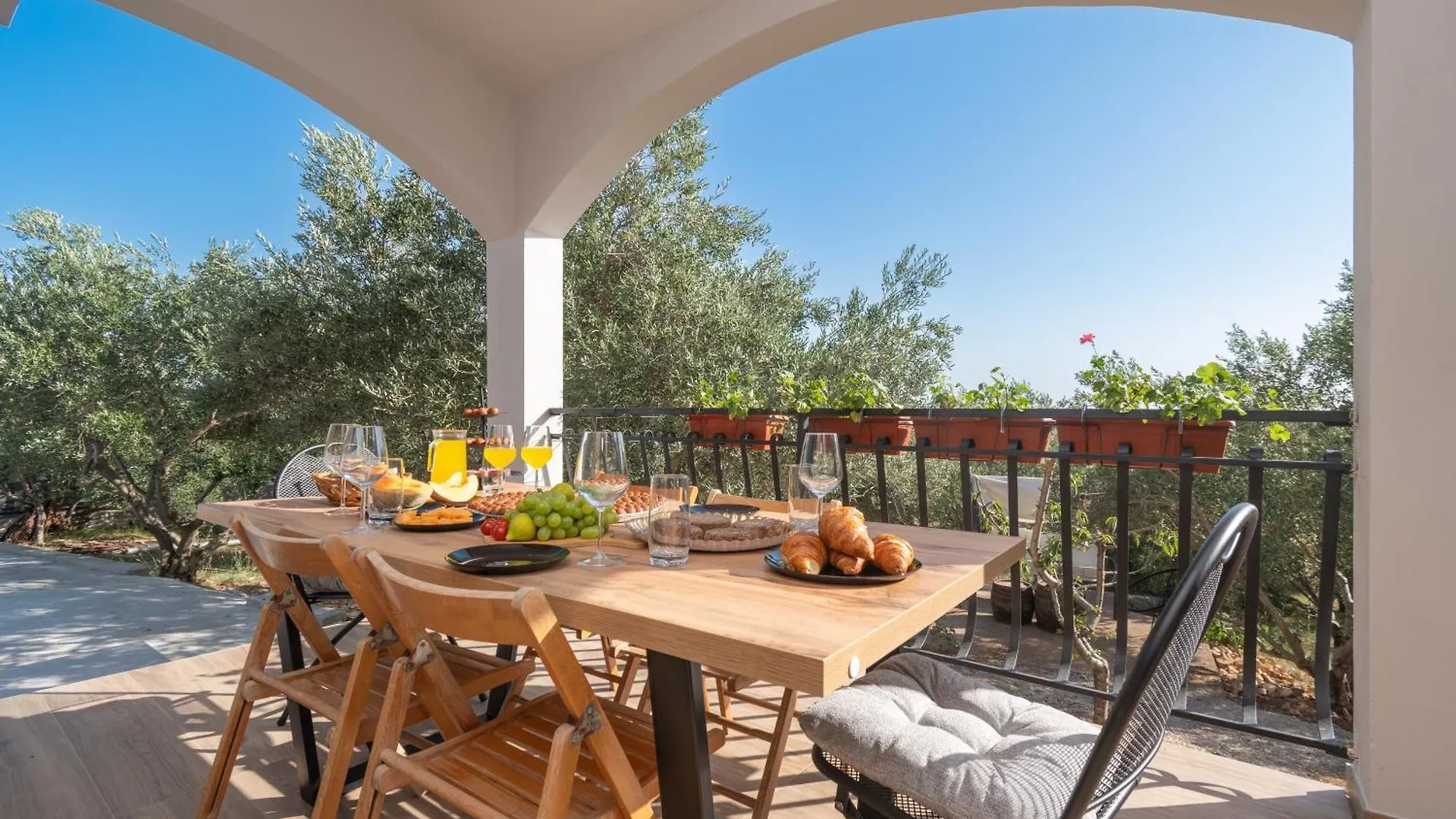 New! Beautiful Stone Villa In Eco Olive Grove Posedarje