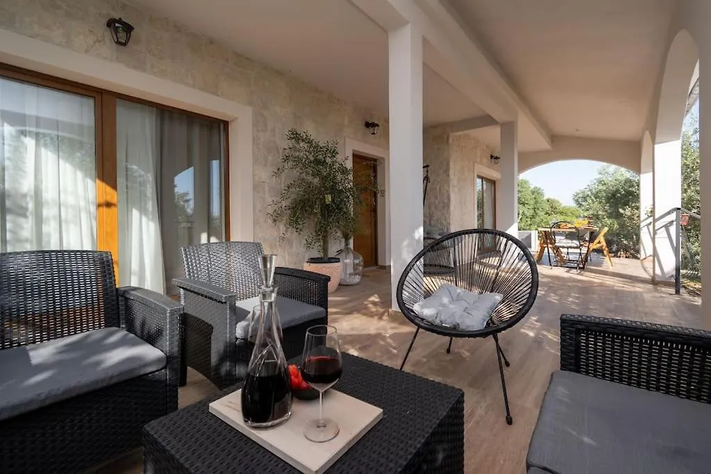 New! Beautiful Stone Villa In Eco Olive Grove Posedarje