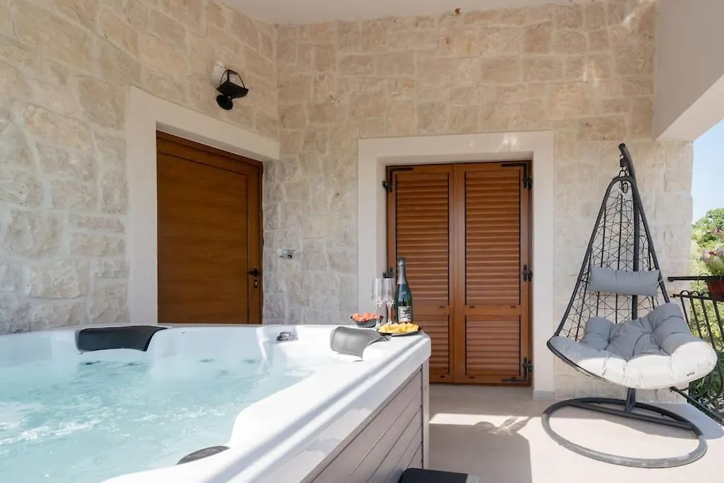 New! Beautiful Stone Villa In Eco Olive Grove Posedarje
