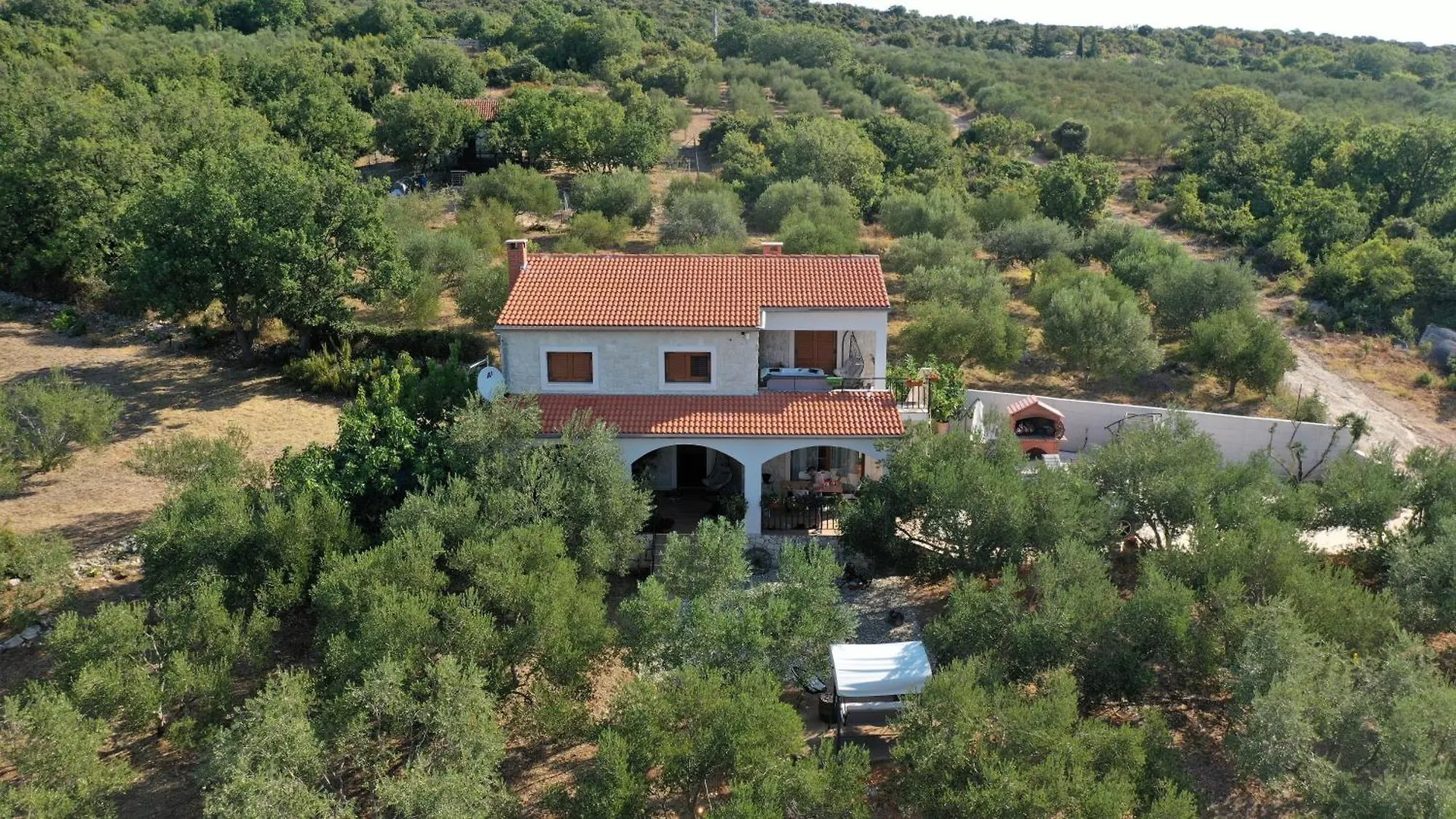 New! Beautiful Stone Villa In Eco Olive Grove Posedarje 0*,  Croatia