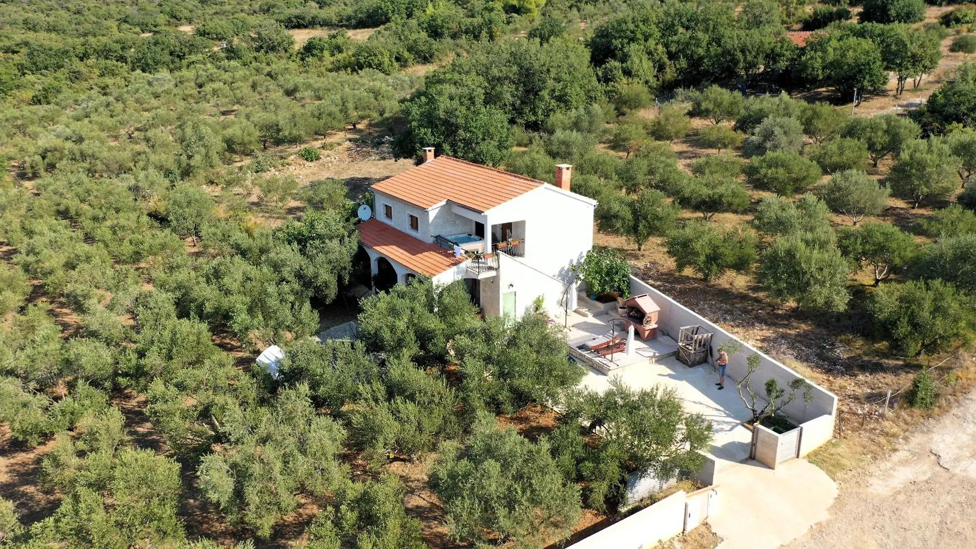 New! Beautiful Stone Villa In Eco Olive Grove Posedarje Croatia